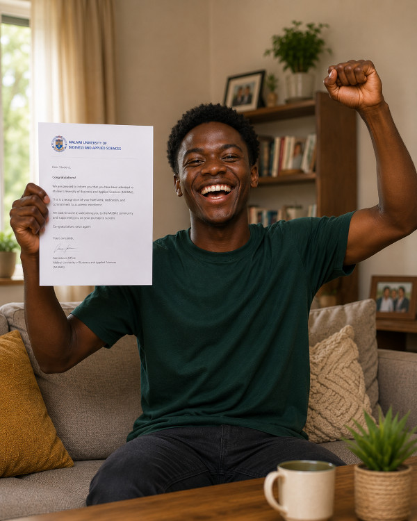 Happy student